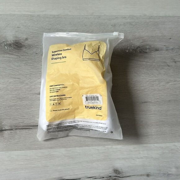 Truekind Supportive Comfort Wireless Shaping Bra White Large NWT‎ in packaging - Picture 7 of 8